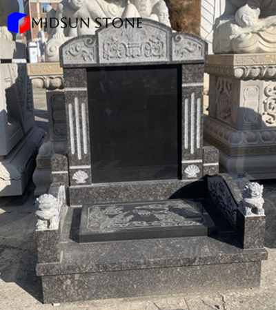 mongolia-black-tomb 蒙古黑中式墓碑