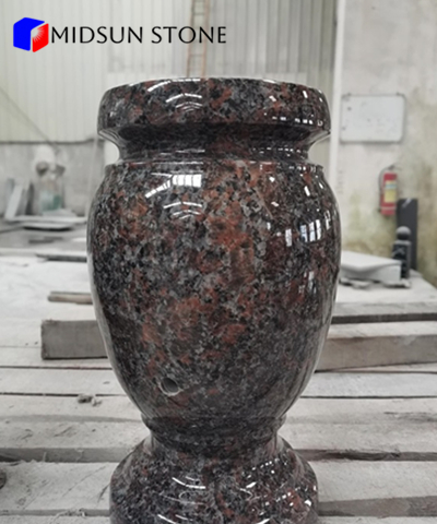 mahogany-vases 花瓶桃木石墓碑