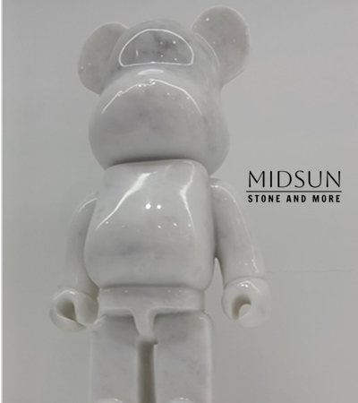 东方白大理石卡通雕塑